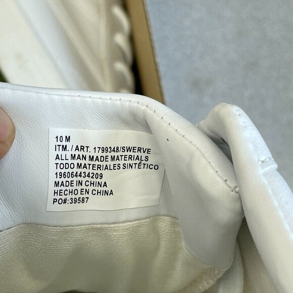 NEW Tretorn Swerve Men's Size 10 White & Green Sneakers Low top - Picture 6 of 8